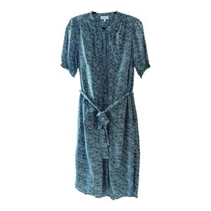 Lucky Brand Women's Midi Dakota Dress Cottagecore Prairie Country Floral Pattern